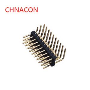 2.54MM 单层三排 90°...