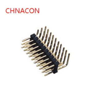 2.54MM 单层三排 90°...
